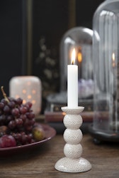 Orient Antik vit ljusstake Cult design höjd 14