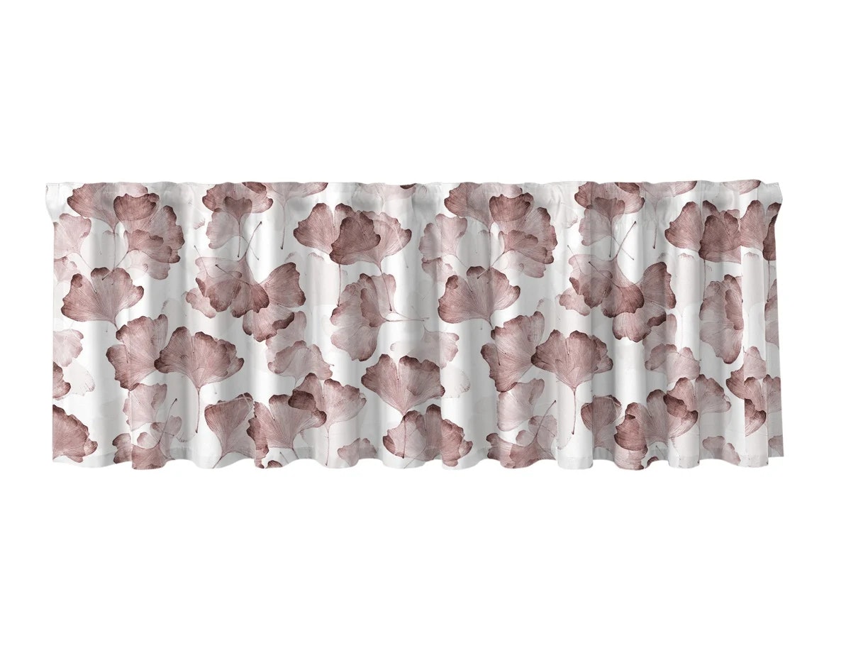 Belford vit/rosa gardinkappa multiband Redlunds textil