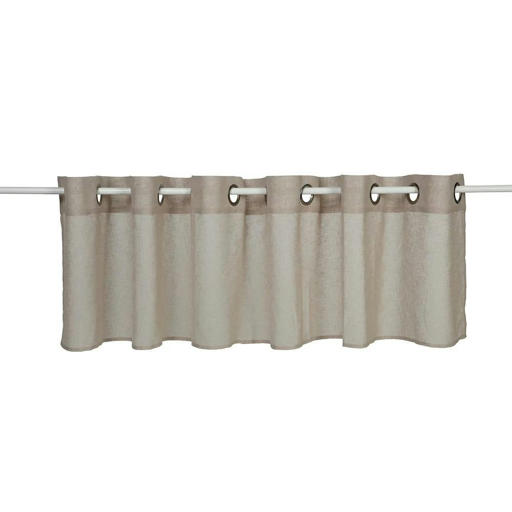 Noble House Stina beige gardinkappa öljetter