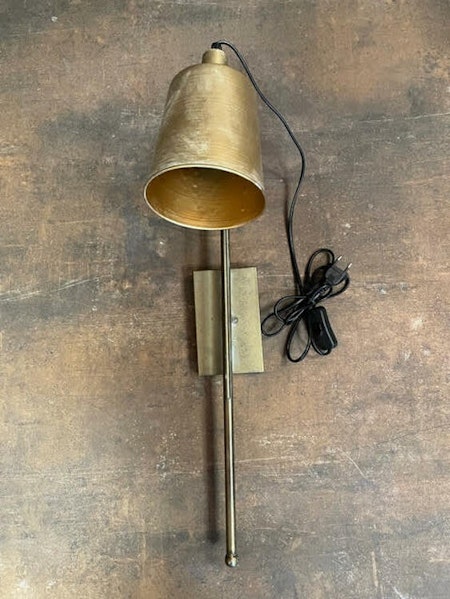 Vägglampa Mässing