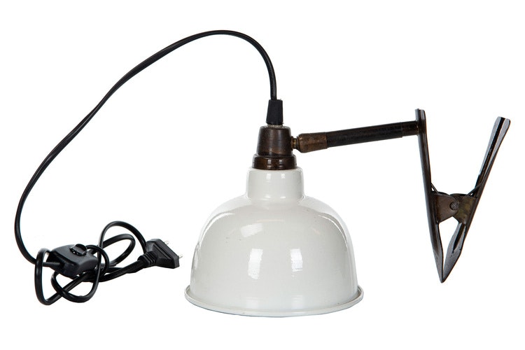cliplampa, lampa med clip, liten lampa