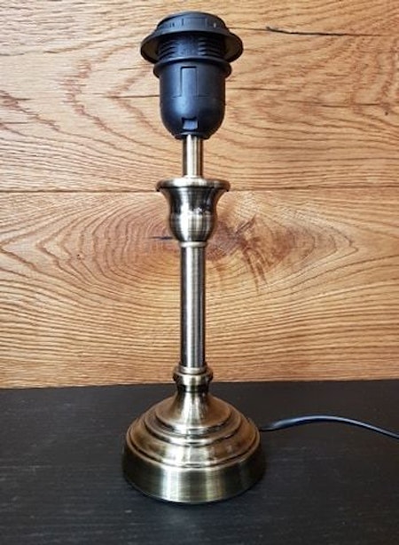 Lampfot Silver/Antik Mässing 26 cm