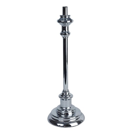 Lampfot Silver Högblank 44 cm