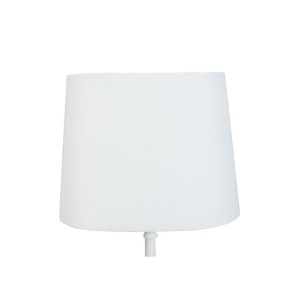 Lampskärm Grovlinne Oval Vit