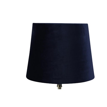 Lampskärm Sammet Mörkblå