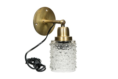Vägglampa Glas med struktur