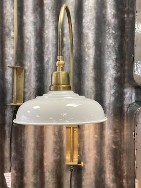 Vägglampa Emalj
