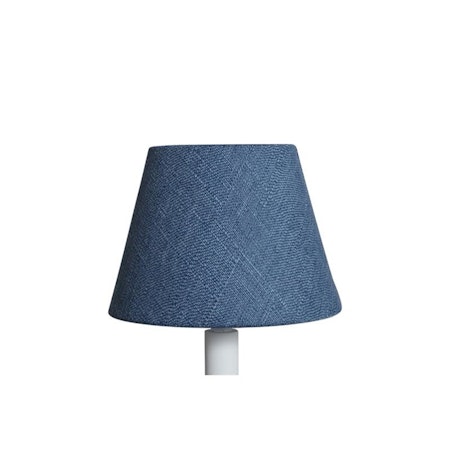 Lampskärm Grovlinne Blå