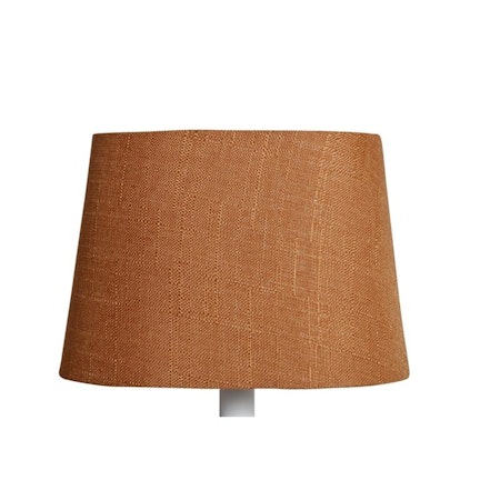 Lampskärm Grovlinne Oval Orange