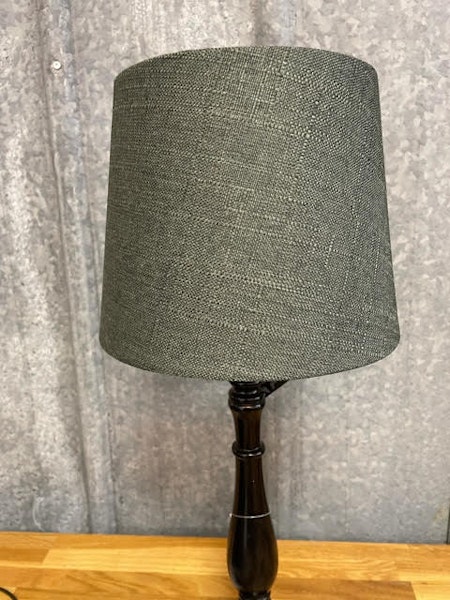 Lampskärm Grovlinne Mörkgrön