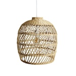 Lampskärm bambu, lampskärm trä, lantlig lampskärm, lantlig inredning