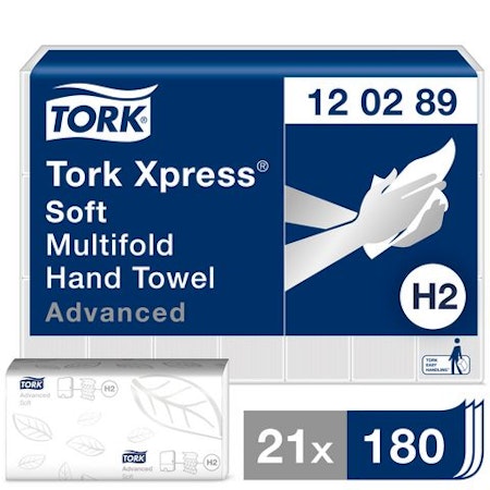 Handduk TORK Adv H2 XPRESS 3780/FP