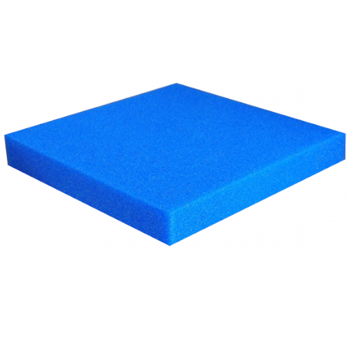 Filtermatta - 100x100x5 cm Mellanporig - 20 PPI - Blå