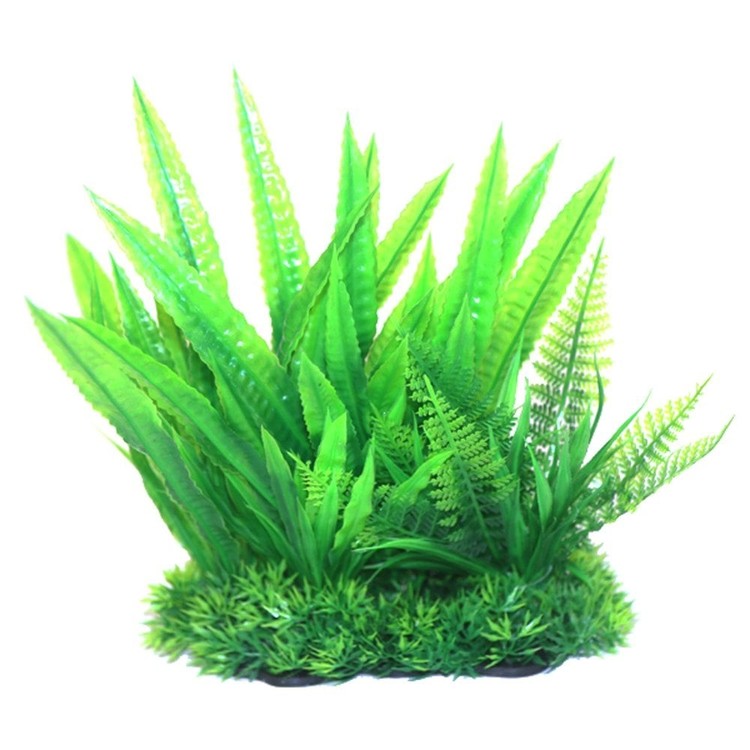 Plastväxt Narrow green 21 cm