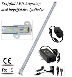 Akvariebelysning - Paket med 1 st LED-list 92 cm