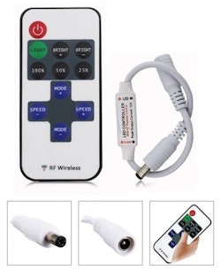 Trådlös fjärrkontroll till LED med dimmer
