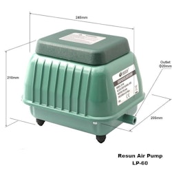 LP 60 - Luftpump från Resun 4200 l/t