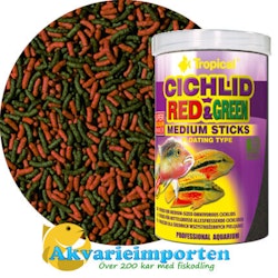 Cichlid Red & Green Medium Sticks 1000 ml
