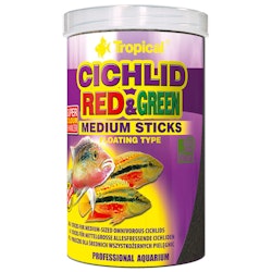 Cichlid Red & Green Medium Sticks 1000 ml