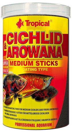 Cichlid & Arowana Sticks - Medium 1000 ml
