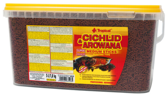 Cichlid & Arowana Sticks - Medium 5 liter