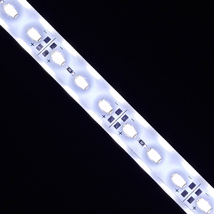 Akvariebelysning - Paket med 2 st LED-lister 50 cm VIT