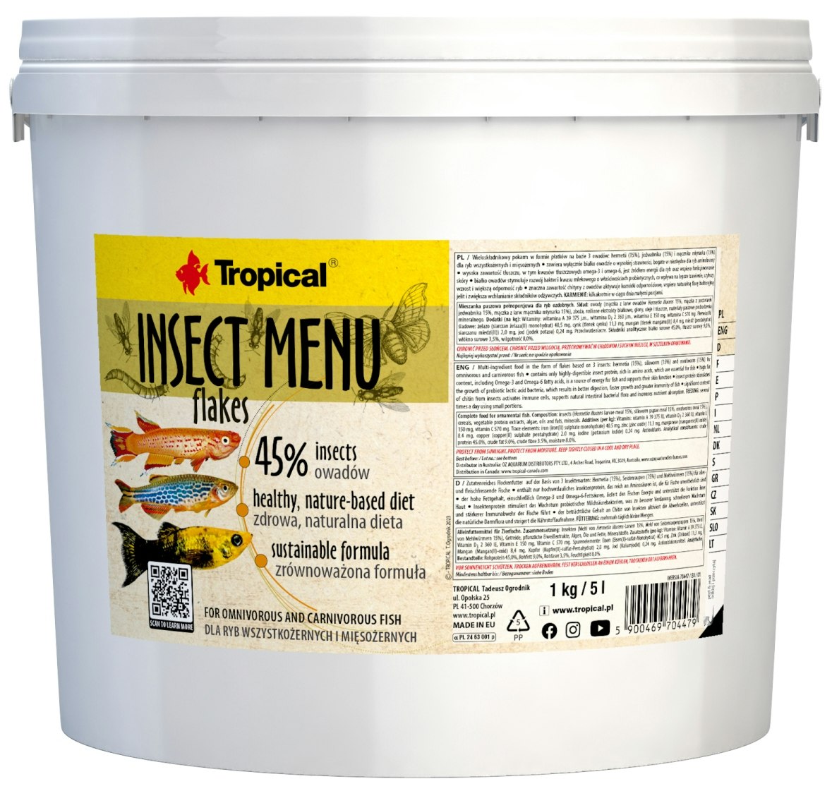 Insect Menu Flakes 5 liter