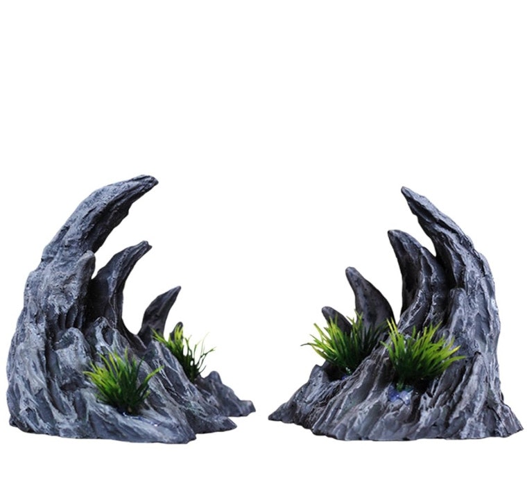 akvariedekoration bergsvägg sten stenar akvarium dekoration plastdekoration
