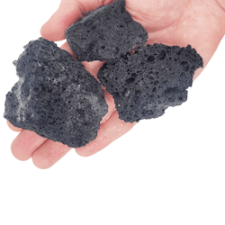 Nano sten - Darwin Black Lava rock - 10-20 st