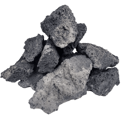 Nano sten - Darwin Black Lava rock - 10-20 st