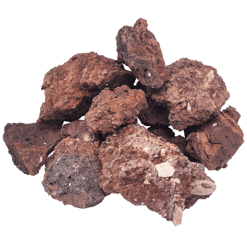 Nano sten - Red Lava rock - 6-8 st