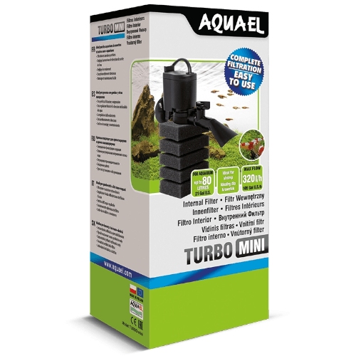 Turbo Mini Innerfilter - Aquael - Fin filtersvamp