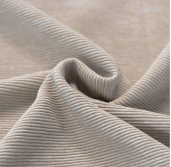 Ottoman rib Light beige melange