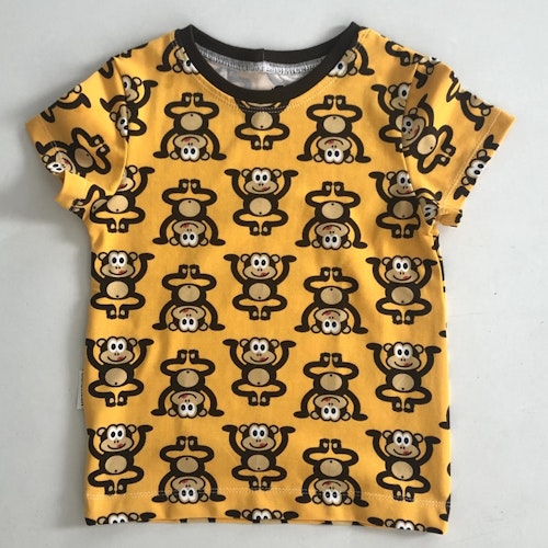 T-shirt retro ape gul str 98