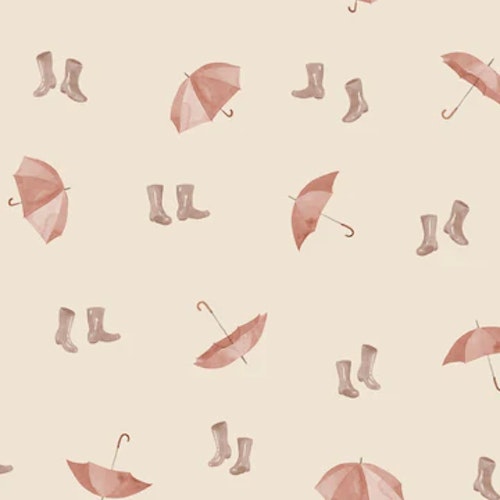 OD- Rainboots & Umbrellas Almond