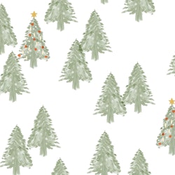 OD- Christmas Trees Off White