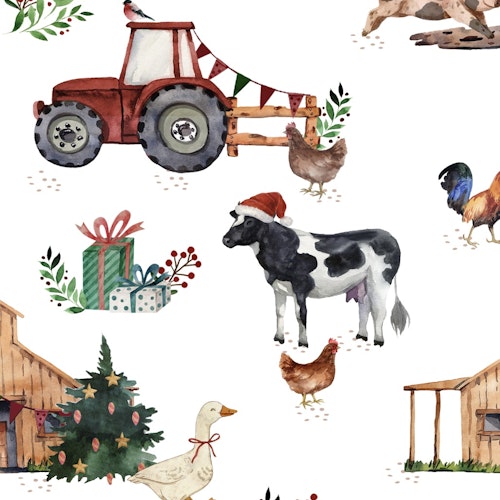 Jul på bondegården sweat fleece (isoli)