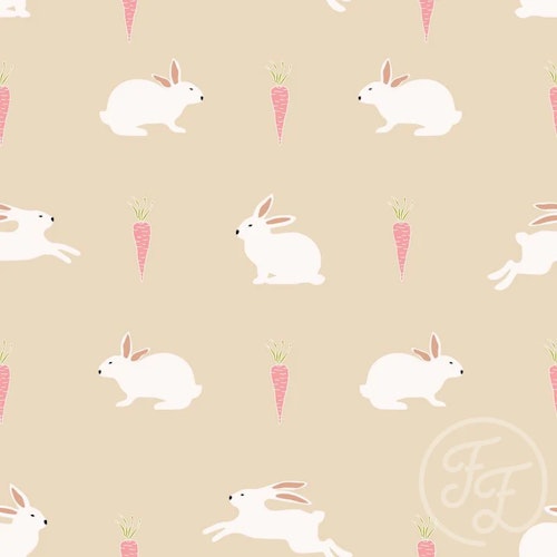 OD- Carrots and bunnies beige