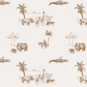 Vintage jungle Taupe