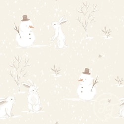 OD- Rabbits in winter beige