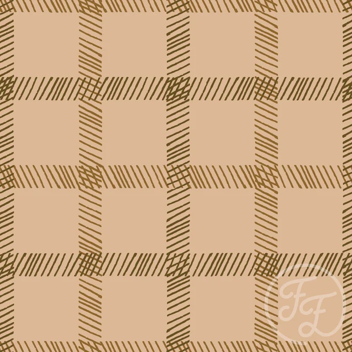OD- Tartan big caramel