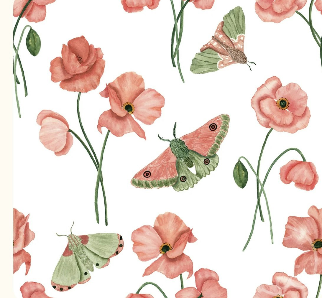 OD- Poppies and moths