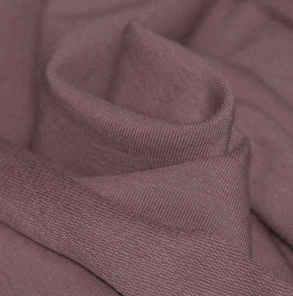 French terry old mauve