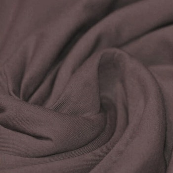 Ensfarget jersey dark mauve