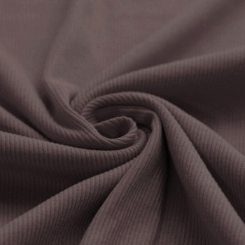 Ribbjersey old mauve