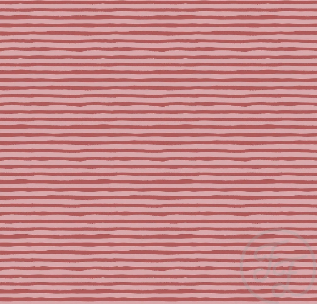 OD- Painted stripes small  indian red