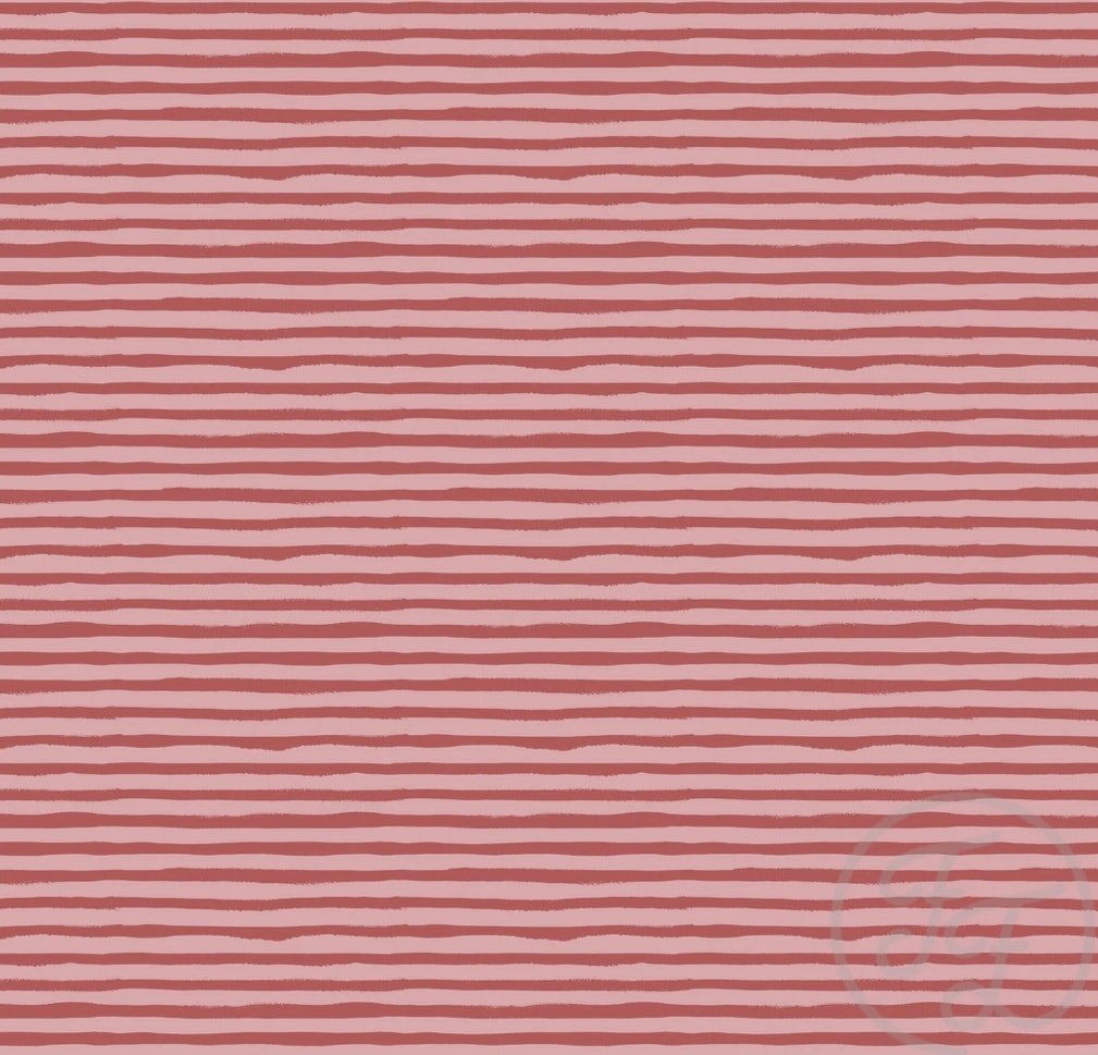 OD- Painted stripes small  indian red