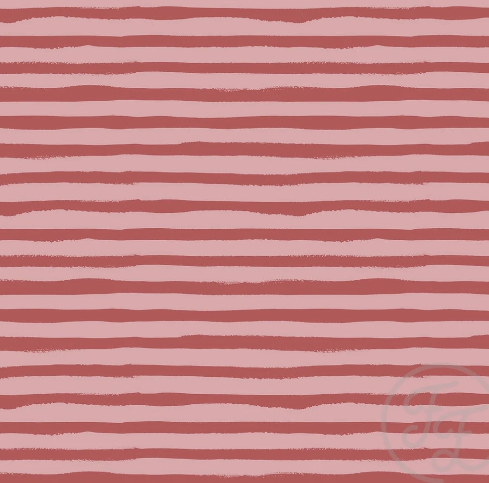 Painted stripes medium  indian red