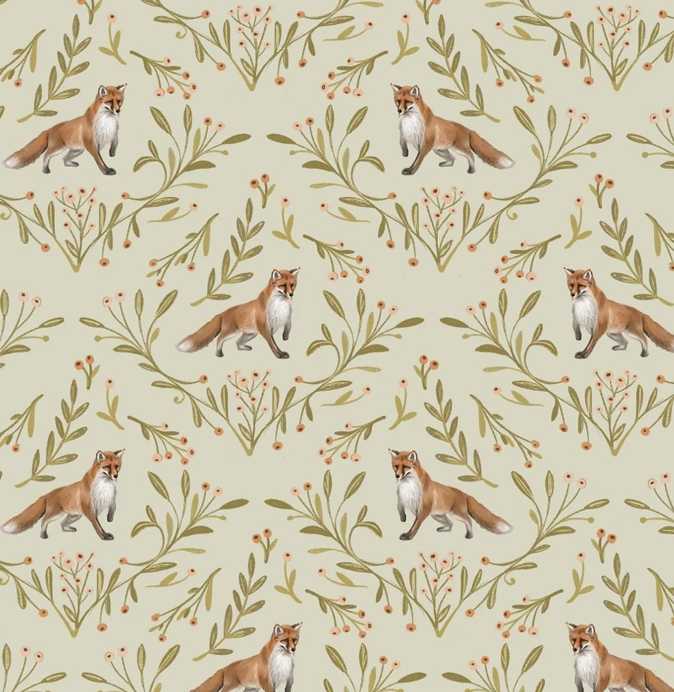 OD- Foxes softgreen