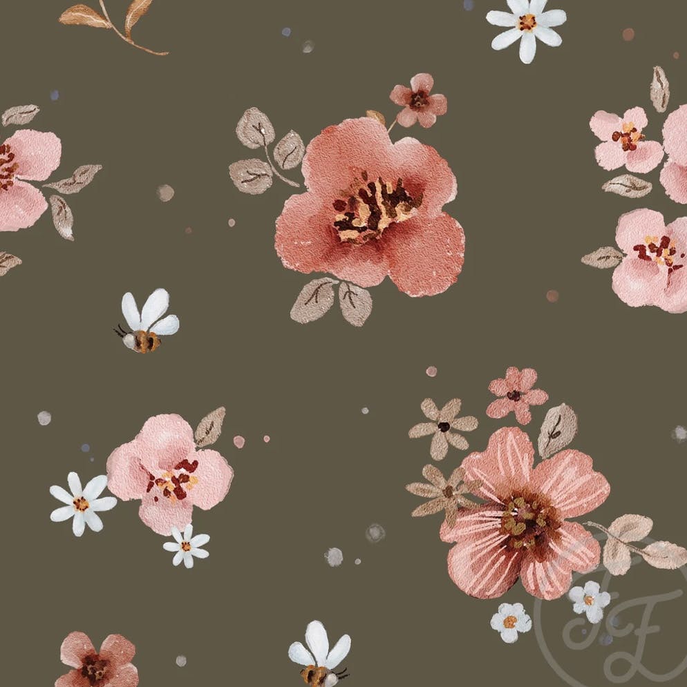 OD- Floral taupe